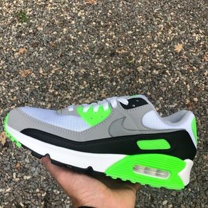 lime green nikes womens
